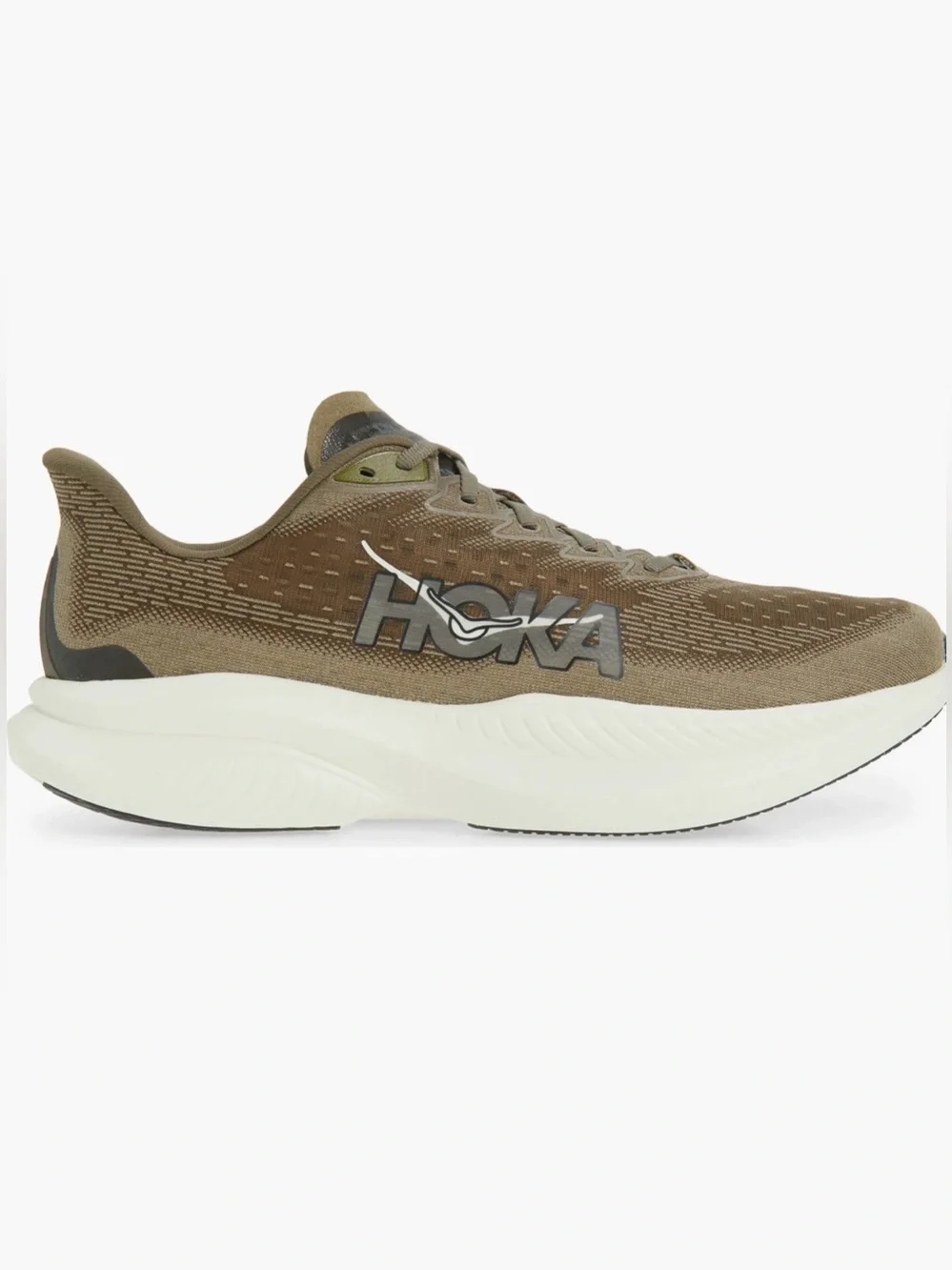 Hoka Mach 6 Antique Olive / Salt Running Shoes Men's Size 11 NEW
